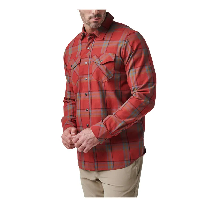 Camisa táctica 5.11 Gunner Plaid – Manga larga