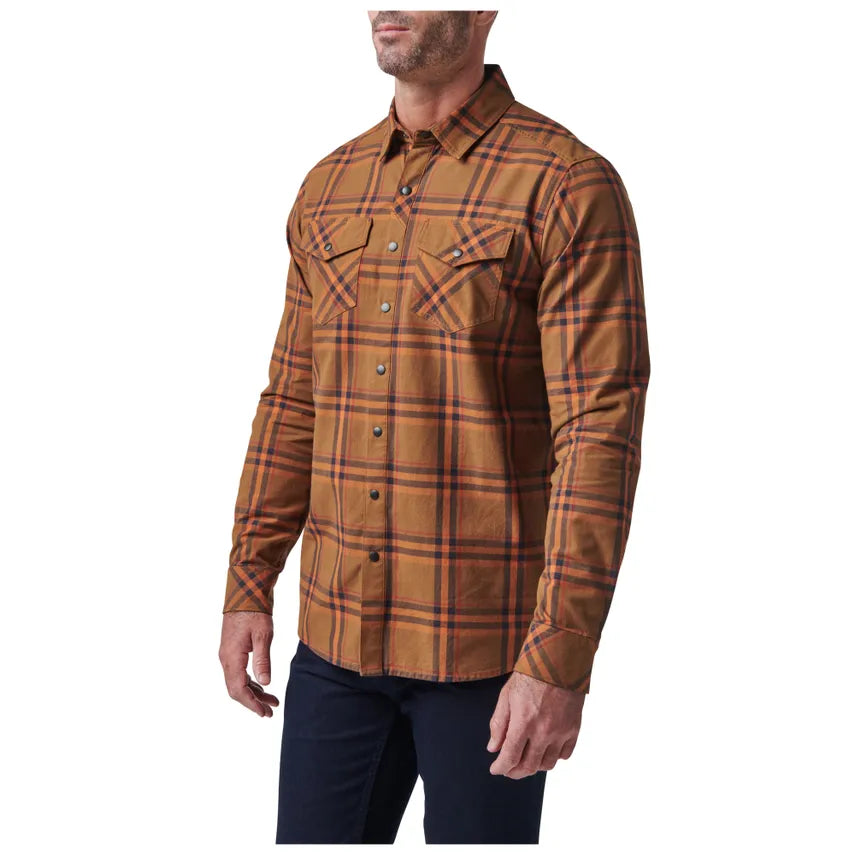 Camisa táctica 5.11 Gunner Plaid – Manga larga